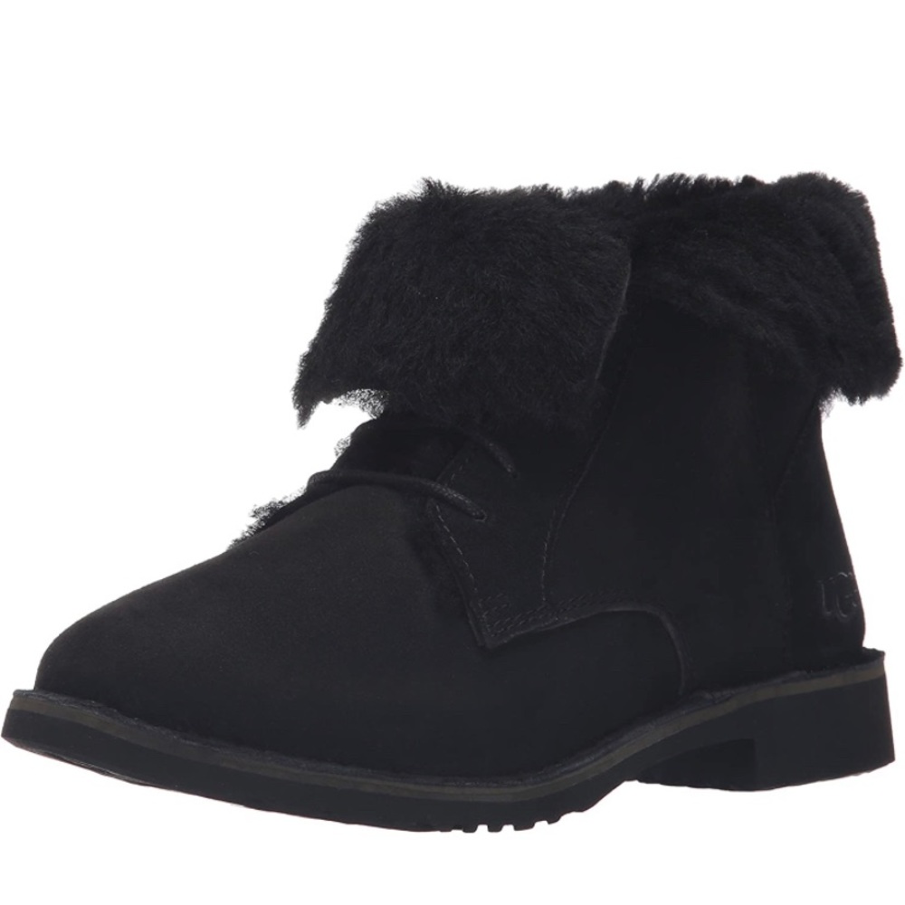 UGG Quincy black suede boots size 5 1/2